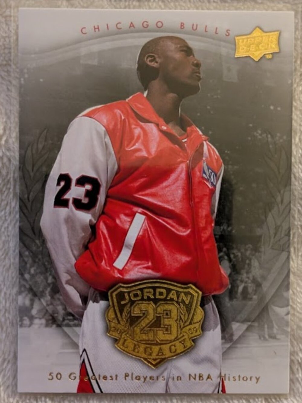 2008 Upper Deck 50 Greatest Players in NBA MICHAEL JORDAN #78